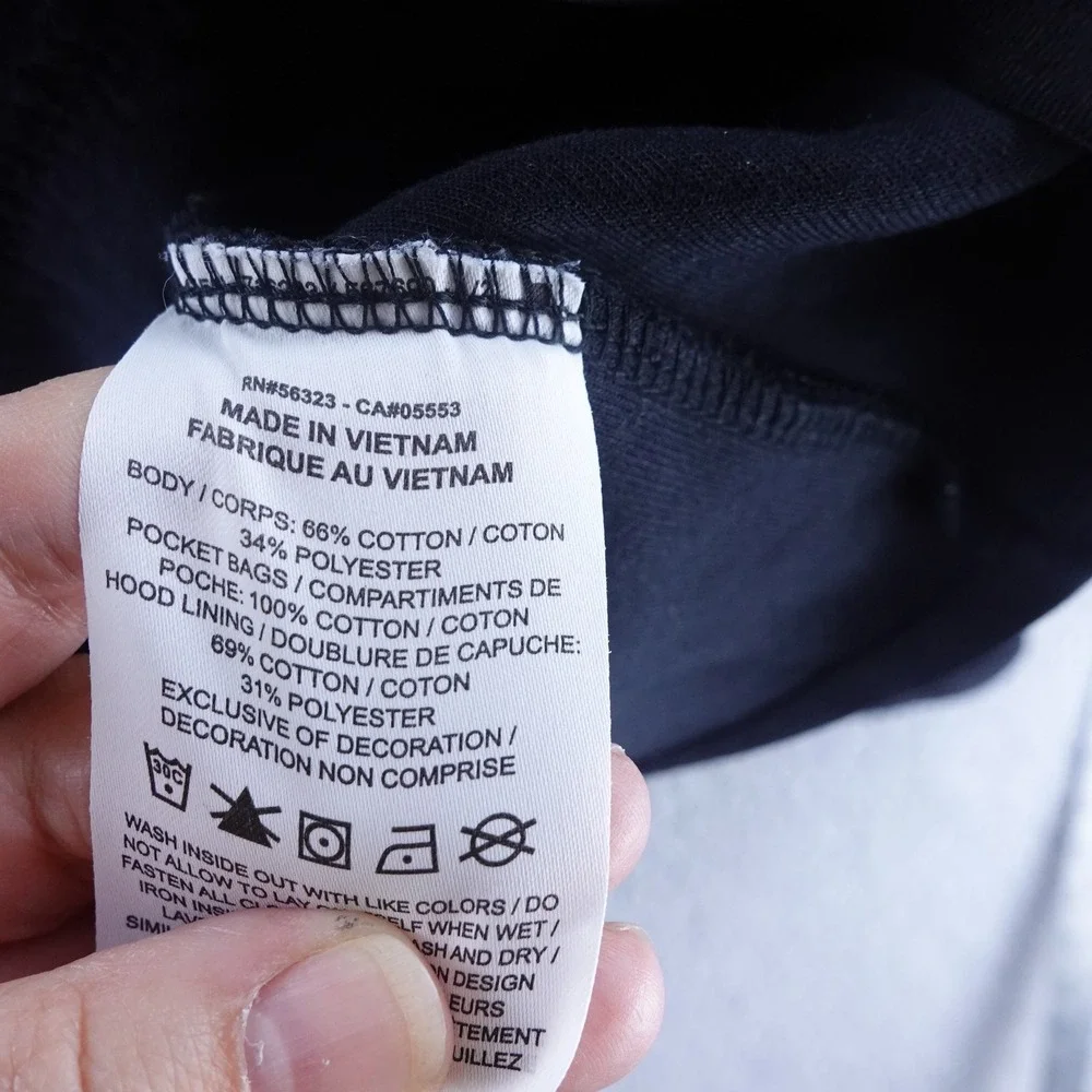 Nike Tech Mens Small Fleece Windrunner Full Zip Hoodie Black 928483-010